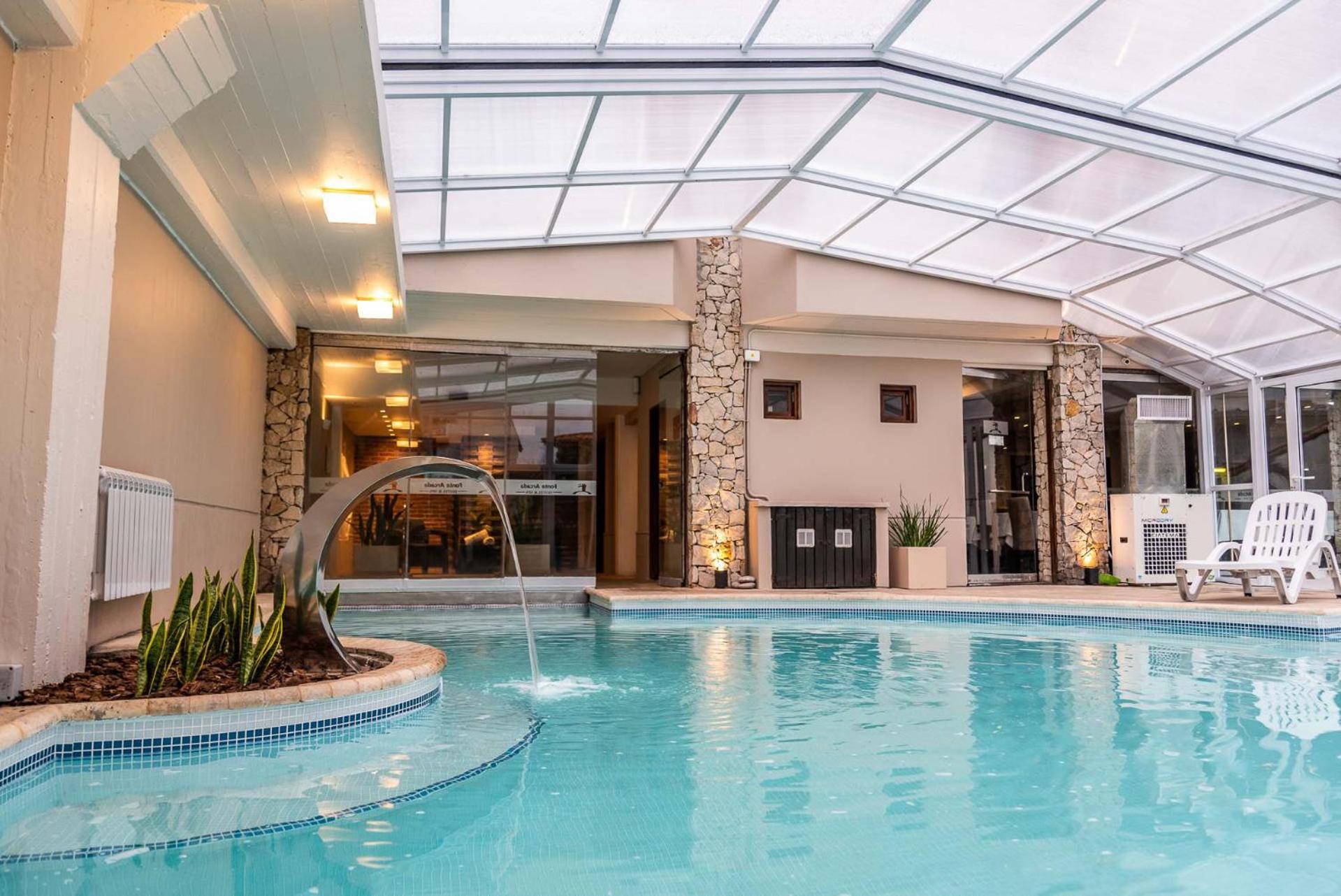 Fonte Arcada Hotel Villa Gesell Bagian luar foto